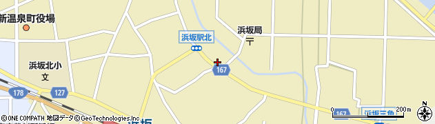 兵庫県美方郡新温泉町浜坂1062周辺の地図