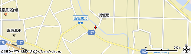 兵庫県美方郡新温泉町浜坂1057周辺の地図