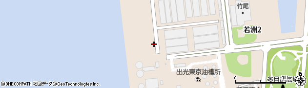 東京都江東区若洲周辺の地図