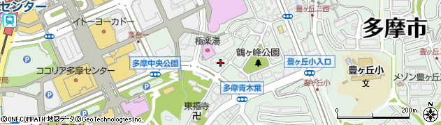 東京都多摩市落合1丁目29周辺の地図