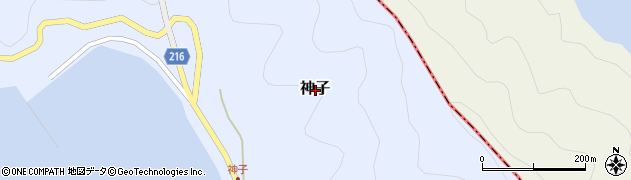 福井県三方上中郡若狭町神子周辺の地図