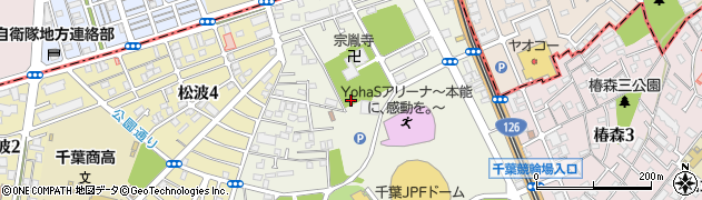 千葉県千葉市中央区弁天4丁目周辺の地図