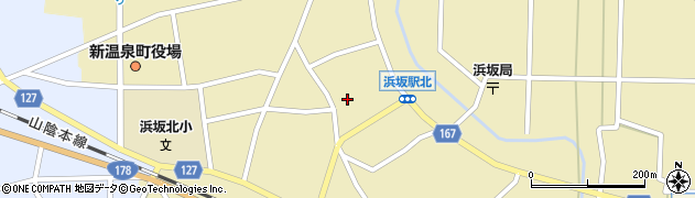 兵庫県美方郡新温泉町浜坂1175周辺の地図