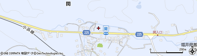 福井県敦賀市関周辺の地図