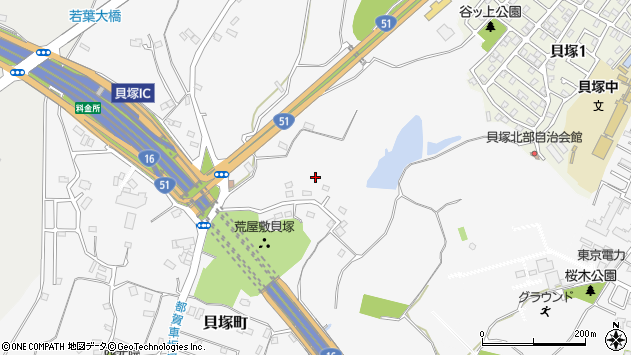 〒264-0023 千葉県千葉市若葉区貝塚町の地図