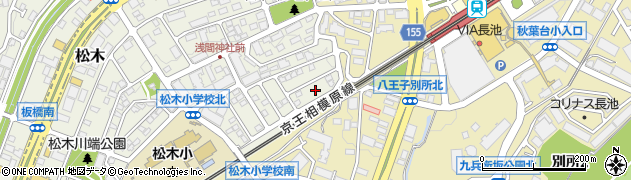 東京都八王子市松木40周辺の地図