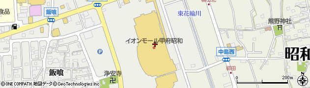 ＺＥＬＥイオンモール甲府昭和店周辺の地図