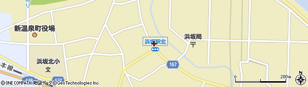 兵庫県美方郡新温泉町浜坂1185周辺の地図