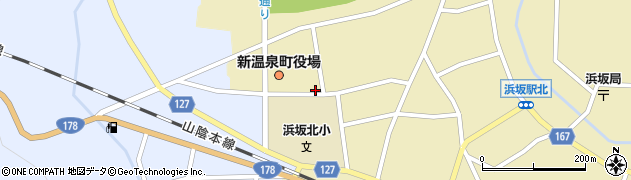 兵庫県美方郡新温泉町浜坂2666周辺の地図