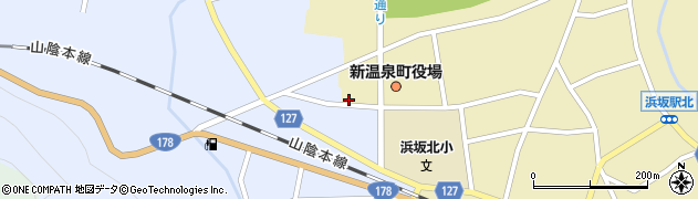 兵庫県美方郡新温泉町浜坂2695周辺の地図
