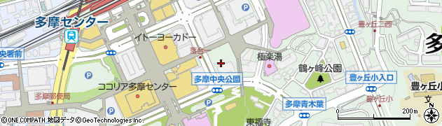 東京都多摩市落合1丁目34周辺の地図
