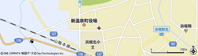 兵庫県美方郡新温泉町浜坂2662周辺の地図
