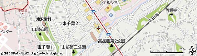 オリックスレンタカー東千葉店周辺の地図
