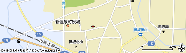兵庫県美方郡新温泉町浜坂2637周辺の地図