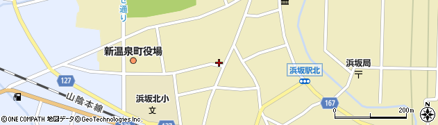 兵庫県美方郡新温泉町浜坂1875周辺の地図