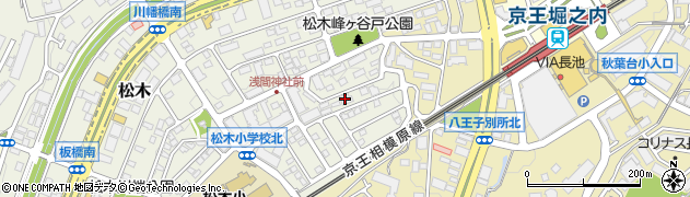 東京都八王子市松木38周辺の地図