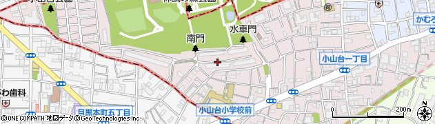 東京都品川区小山台周辺の地図