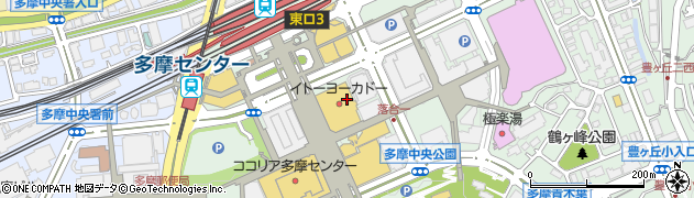 東京都多摩市落合1丁目44周辺の地図