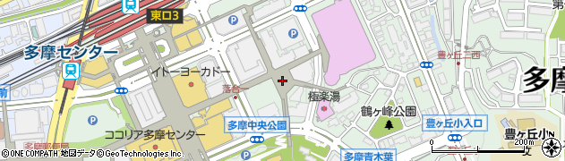 東京都多摩市落合1丁目69周辺の地図