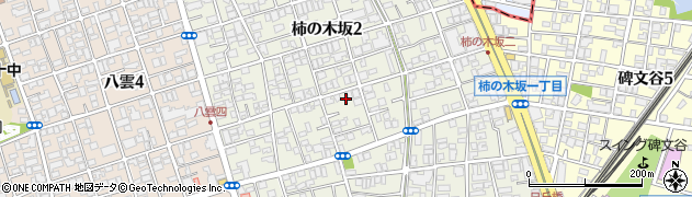 東京都目黒区柿の木坂周辺の地図
