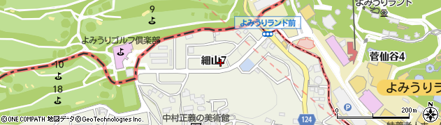 細山金井久保中央公園周辺の地図