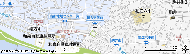 アイペック駒井町つつじ第１駐車場周辺の地図