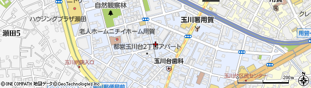 東京都世田谷区玉川台周辺の地図