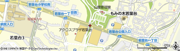 東京都稲城市若葉台周辺の地図