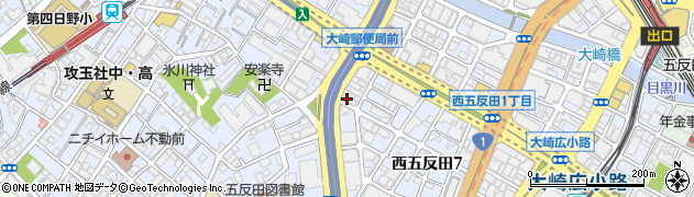 ミドリ安全株式会社　品川支店周辺の地図