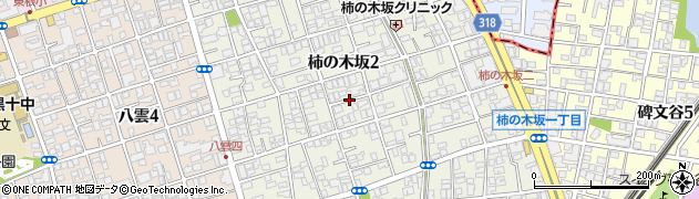 東京都目黒区柿の木坂2丁目17周辺の地図