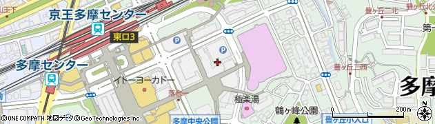 東京都多摩市落合1丁目32周辺の地図