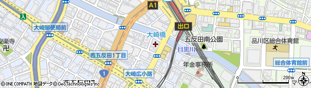 みずほ銀行大崎支店周辺の地図