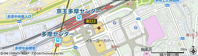 東京都多摩市落合1丁目39周辺の地図
