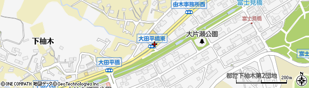 大田平橋東周辺の地図