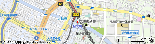 ホテルロイヤルオーク五反田周辺の地図