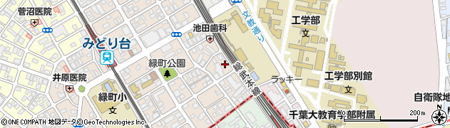 焼肉 ホルモン 佐々木家 西千葉店周辺の地図