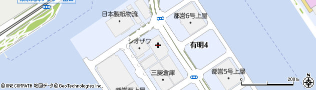 株式会社太洋マリーン　日本製紙物流営業所周辺の地図
