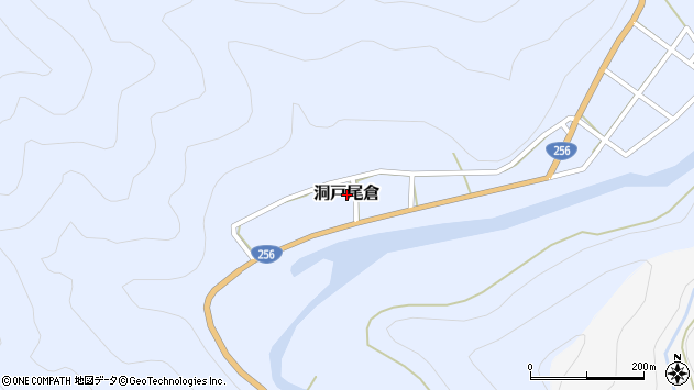 〒501-2805 岐阜県関市洞戸尾倉の地図