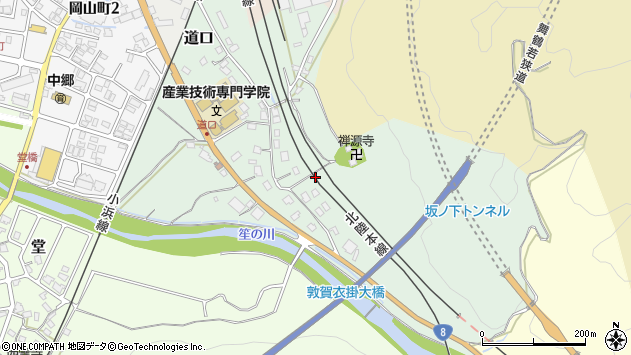 〒914-0037 福井県敦賀市道口の地図