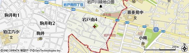 東京都狛江市岩戸南4丁目周辺の地図