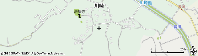 千葉県山武市川崎周辺の地図