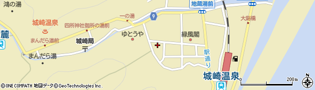 豊岡市立　城崎文芸館周辺の地図