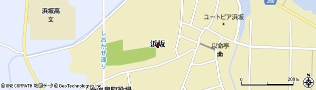 兵庫県美方郡新温泉町浜坂周辺の地図