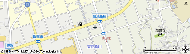 理容プラージュ甲府昭和店周辺の地図