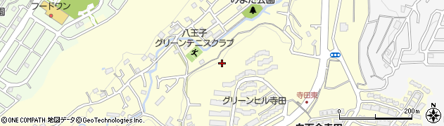 東京都八王子市寺田町周辺の地図