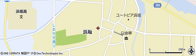 兵庫県美方郡新温泉町浜坂1729周辺の地図