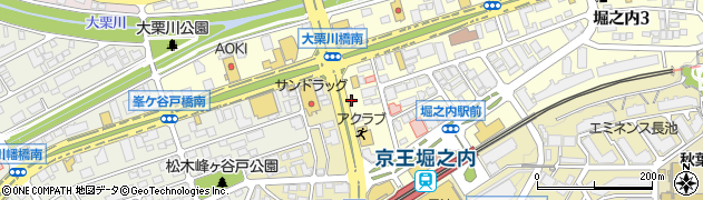 トヨタレンタリース多摩京王堀之内駅前店周辺の地図