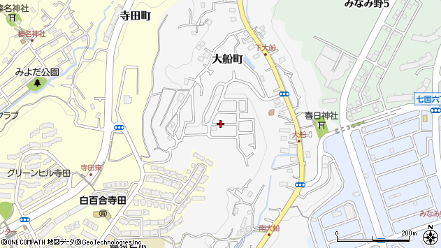 〒193-0935 東京都八王子市大船町の地図