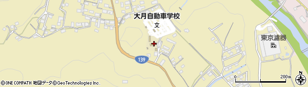 株式会社大月自動車学校周辺の地図