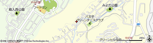 東京都八王子市寺田町889周辺の地図